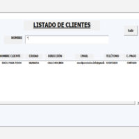 Base de datos de clientes - Plantilla control de ingresos y gastos en Excel