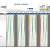 Lista de asistencia en Excel