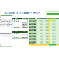 Liquidador de nómina en Excel
