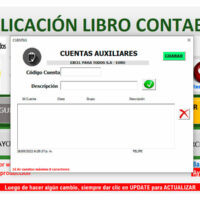 Cuentas auxiliares de la plantilla contable