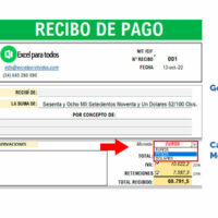 Formato Recibo de Pago