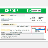 Ejemplo de formato de cheque