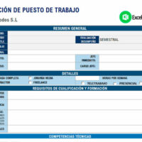 formato descripcion de puestos de trabajo