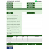 formato de entrevista de trabajo