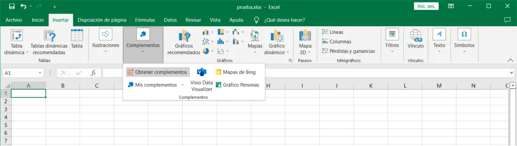 Visual Data Visualizer Diagrama de flujo en Excel