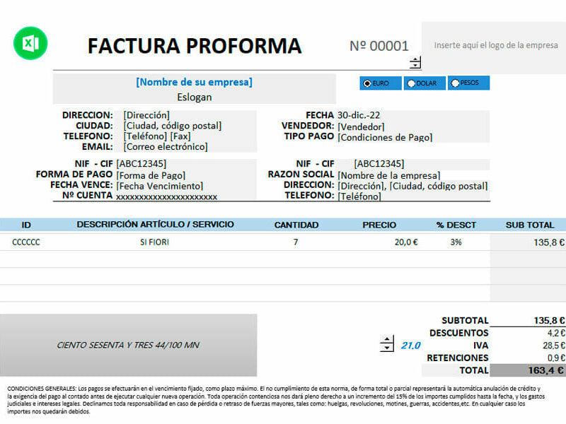 Factura Proforma