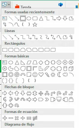 Insertar formas e ilustraciones en Excel