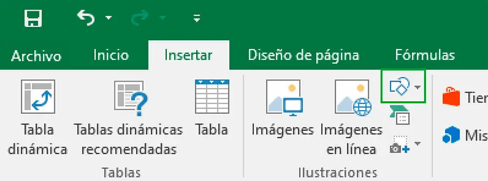 Insertar ilustraciones en Excel