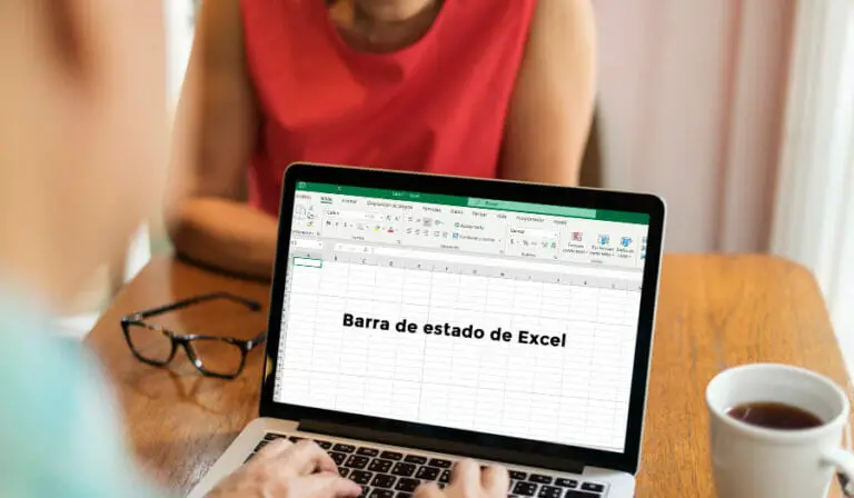 Barra de estado de Excel