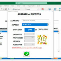Calculadora de calorías de alimentos