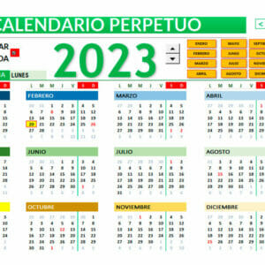 Calendario Perpetuo en Excel