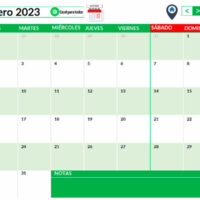 Calendario Perpetuo enero