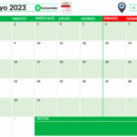 Calendario Perpetuo mayo