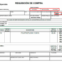 Formato de Requisición de compra