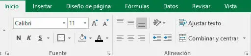 Herramientas y opciones de estilo y formato en Excel