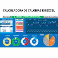 Calculadora de calorías en Excel
