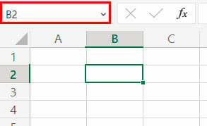 Activar una celda con el cuadro de nombres en Excel