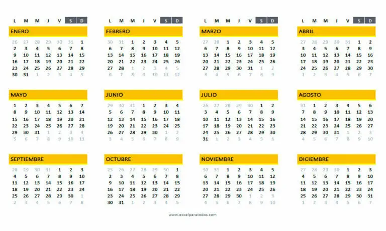 calendario anual 2023