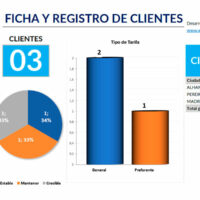 registro de clientes en Excel