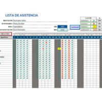 plantilla registro de asistencia