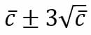 Fórmula para calcular gráfica C