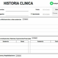 Formato de historia clínica