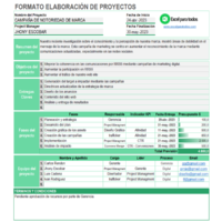 modelo para la elaboracion de un proyecto