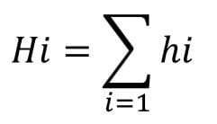 Formula distribución de frecuencia relativa acumulada