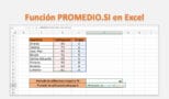 Función PROMEDIO.SI en Excel | Excel Para Todos