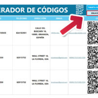 Código QR en Excel para enlaces
