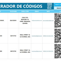 Generador de Códigos QR en Excel