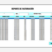 Modulo de facturación - ERP en Excel