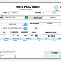 Plantilla ERP en Excel - Modulo de Ventas