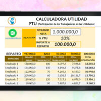 Calculadora de utilidades PTU