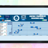 Control de vacaciones en Excel