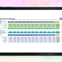 Presupuesto Personal en Excel