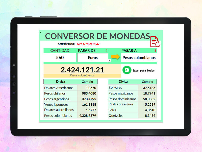 Conversor de Monedas y Divisas