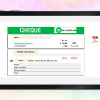 Formato de Cheque