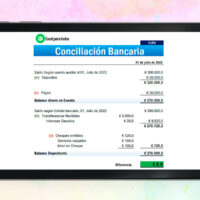 Formato Conciliación Bancaria en Excel