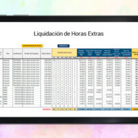 Formato de Horas Extras en Excel