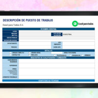 Formato descripción de puestos de trabajo