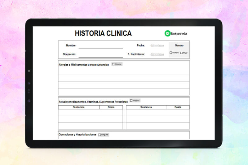 formato-historia-clinica-imgdest Formato de Historia Clínica en Excel y PDF