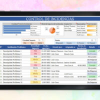 Formato Reporte de Incidencias en Excel