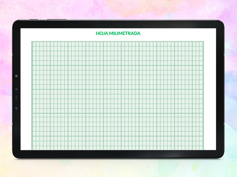Hoja Milimetrada para Imprimir