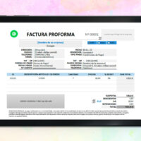 Modelo de Factura Proforma