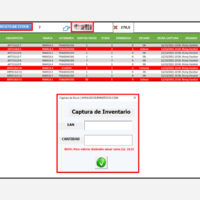 Plantilla de inventarios en Excel