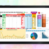 Plantilla índice de rotación de personal en Excel