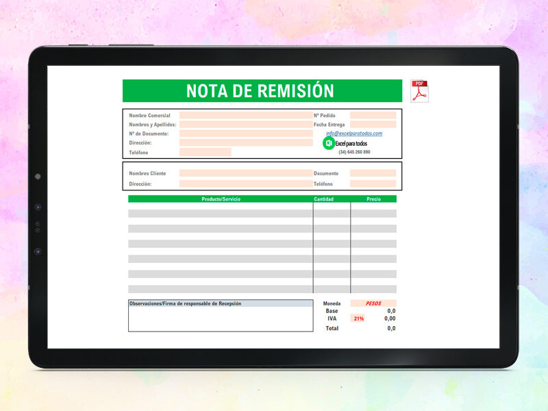 Nota de Remisión