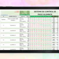 Sistema de Control de Pagos de Alumnos en Excel