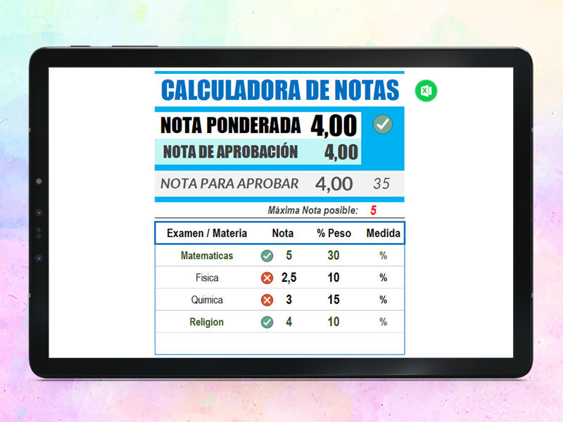 Calculadora de Notas
